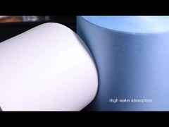 500pcs la poli sostanza assorbente asciutta viscosa industriale dell'olio della cellulosa delle strofinate 25x37cm pulisce il rotolo di carta